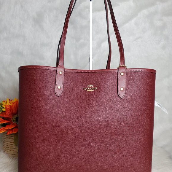 COACH REVERSIBLE CITY TOTE WITH ANIMAL PRINTS - Picture 5 of 8